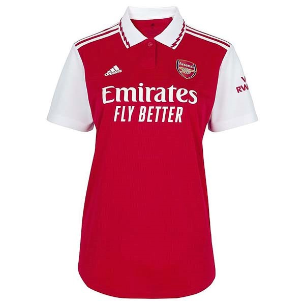 Camiseta Arsenal 1ª Kit Mujer 2022 2023 Rojo